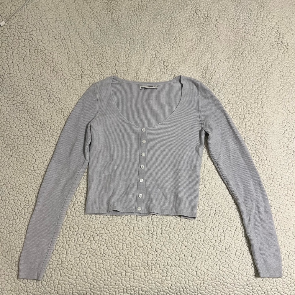 Cropped Sweater Lilac